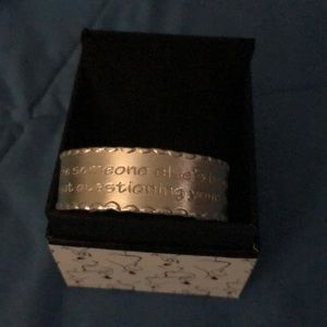 Single rustic cuff bangle bracelet